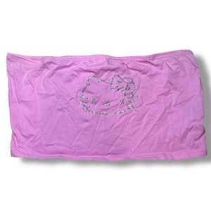 SHEIN Pink Hello Kitty Tube Top